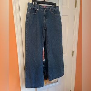 Edikted dark blue jeans